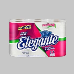 Higiénico Aloe Vera Premium 12x30 mts- Marca Elegante
