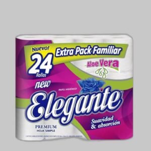 Higiénico Aloe Vera Premium 24x30mts - Marca Elegante