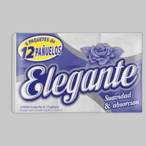 Pañuelos Doble Hoja x 6 Paquetes - Marca Elegante