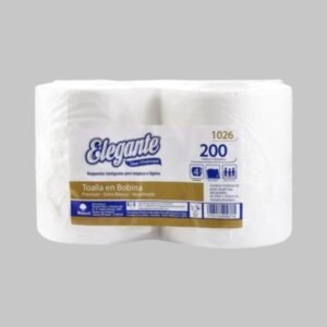 4 Toallas para mano Premium x 200 mts - Marca Elegante