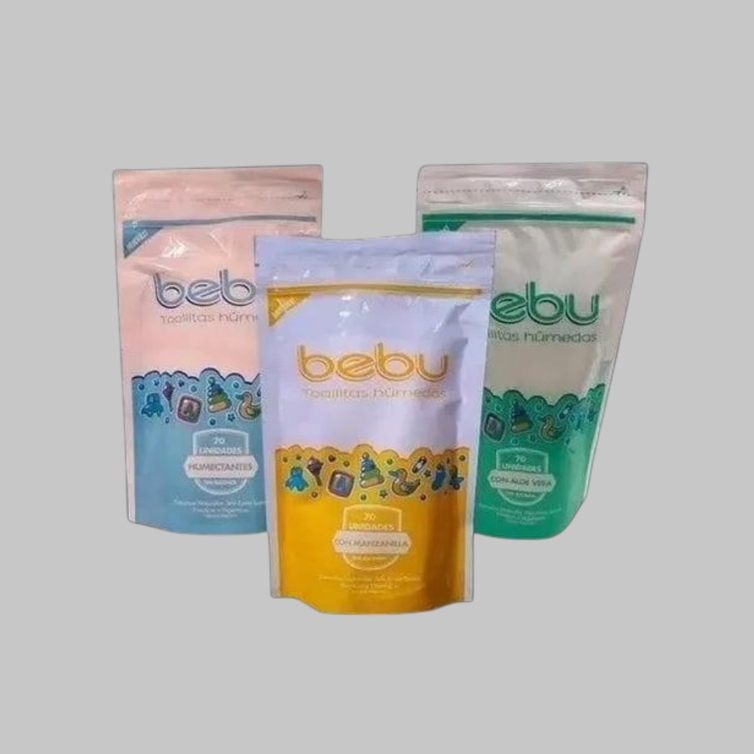 Toallitas Húmedas Bebu por 70 unidades
